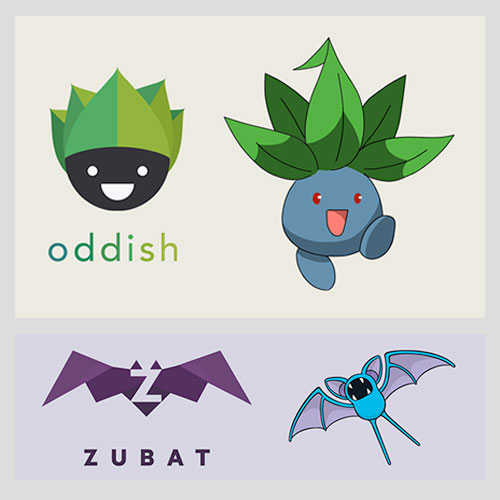 Designers criam logotipos de Pokémons!